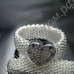 Кольцо Love imitation Diamond Net Heart 